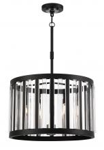  5496-729 - 6 LIGHTS PENDANT FIXTURE IN METAL