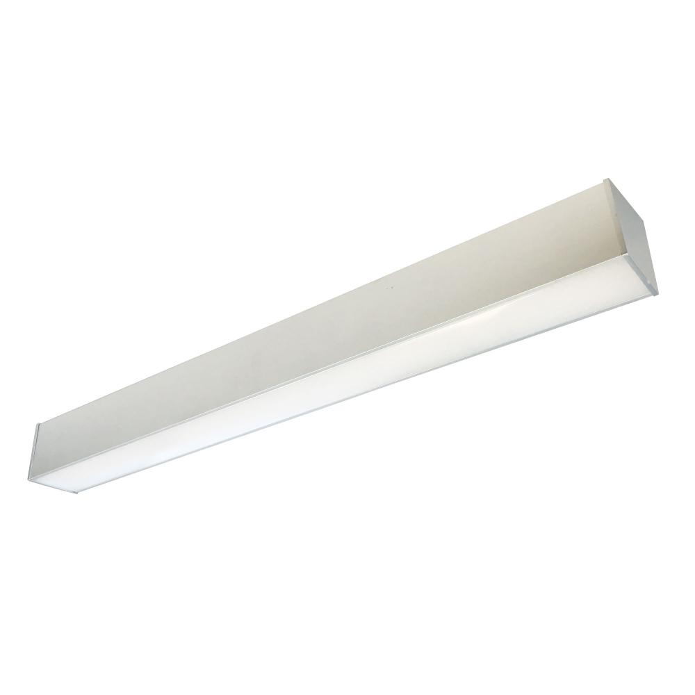 4' L-Line LED Direct Linear w/ Dedicated CCT, 4200lm / 3500K, Aluminum Finish