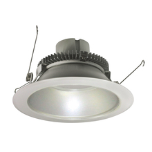  NLCBC2-65127HZW/A - 6" Cobalt Click LED Retrofit, Round Reflector, 750lm / 10W, 2700K, Haze Reflector / White Flange