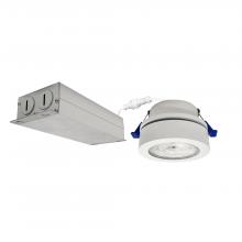  NMW-427MPW - 4" M-Wave Can-less Adjustable LED Downlight, 2700K, Matte Powder White finish