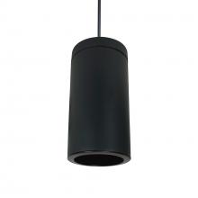  NYLI-6PI1BBB - 6" Cylinder, Black, Pendant Mount, Incandescent, Refl., Black