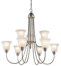  42885NI - Nicholson™ 9 Light Chandelier Brushed Nickel