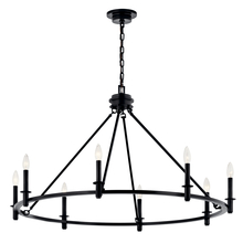  52706BK - Chandelier 8Lt