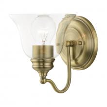  16931-01 - 1 Light Antique Brass Vanity Sconce