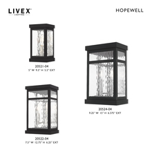  20521-04 - 1 Lt Black Outdoor Wall Lantern