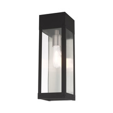  20873-04 - 1 Lt Black Outdoor Wall Lantern