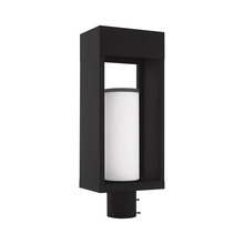  20985-04 - 1 Lt Black Outdoor Post Top Lantern