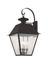  2172-04 - 4 Light Black Outdoor Wall Lantern