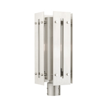  21776-91 - 1 Lt Brushed Nickel Outdoor Post Top Lantern