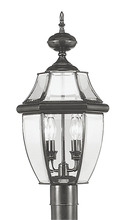  2254-04 - 2 Light Black Outdoor Post Lantern