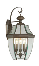  2351-07 - 3 Light Bronze Outdoor Wall Lantern