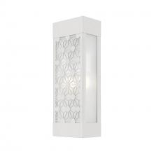  24322-91 - 2 Light Brushed Nickel Outdoor ADA Sconce