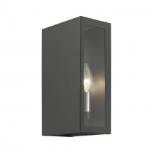  29122-14 - 2 Light Textured Black with Brushed Nickel Candles Outdoor ADA Medium Sconce