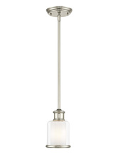  40210-35 - 1 Light Polished Nickel Mini Pendant