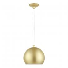  41181-33 - 1 Light Soft Gold Pendant