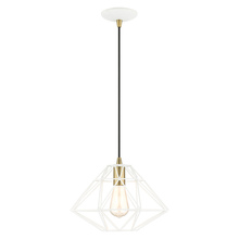  41323-03 - 1 Lt White Pendant