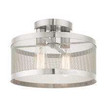  46217-91 - 2 Lt Brushed Nickel Semi Flush Mount