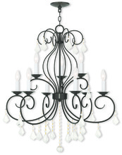  50769-92 - 6 Light + 3 Light EBZ Chandelier