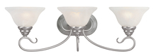  6103-91 - 3 Light Brushed Nickel Bath Light