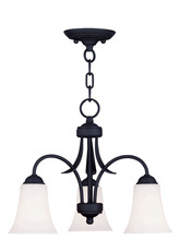  6474-04 - 3 Light Black Chain Hang/Ceiling Mount