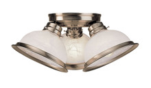  8108-91 - 3 Light Brushed Nickel Ceiling Mount