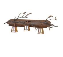  67906 - 38"W Pine Branch Valley View 3 LT Vanity Light