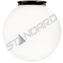 Stanpro (Standard Products Inc.) 35505 - GLOBE 12in WITH BLACK NECK 5.75in ACRYLIC WHITE STD