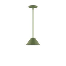 Montclair Light Works STG421-22 - 8" Axis Mini Cone Stem Hung Pendant