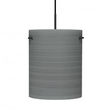  1JC-4006TN-LED-BK - Besa Tamburo 8 Pendant, Titan, Black Finish, 1x11W LED