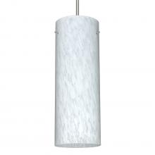  1JC-412819-LED-SN - Besa Stilo 18 LED Pendant Carrera Satin Nickel 1x11W LED