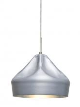  1JC-LOTUS-SN - Besa Lotus Pendant, Satin Nickel Finish, 1x60W Medium Base