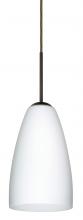  1JT-151107-BR - Besa Riva 9 Pendant Bronze Opal Matte 1x75W Medium Base