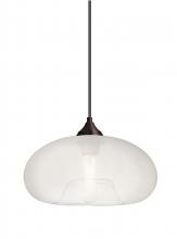  1JT-BANAFR-BR - Besa Pendant Bana Bronze Frost 1x60W Medium Base