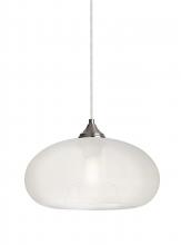  1JT-BANAFR-EDIL-SN - Besa Pendant Bana Satin Nickel Frost 1x4W LED Filament