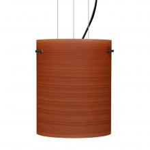  1KG-4006CH-LED-BK - Besa Tamburo 8 Pendant Cherry Black 1x11W LED