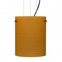  1KG-4006OK-LED-BK - Besa Tamburo 8 Pendant Oak Black 1x11W LED