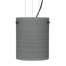  1KG-4006TN-LED-BK - Besa Tamburo 8 Pendant Titan Black 1x11W LED