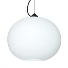  1KX-477507-LED-BK - Besa Jordo LED Pendant 1Kx Opal Matte Black 1x11W LED