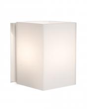  1SW-TITO07-CR - Besa, Tito Mini Sconce, Opal Matte, Chrome Finish, 1x40W Halogen