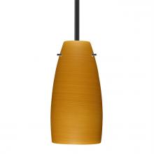 Besa Lighting 1TT-1512OK-LED-BK - Besa Tao 10 LED Stem Pendant Oak Black 1x9W LED