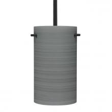  1TT-4005TN-LED-BK - Besa Tamburo 5 Pendant, Titan, Black Finish, 1x11W LED