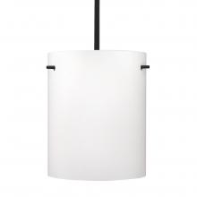  1TT-400607-LED-BK - Besa Tamburo 8 Pendant Opal Matte Black 1x11W LED