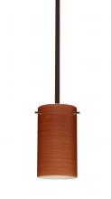  1TT-4404CH-MED-BR - Besa Stem Stilo 7 Pendant Bronze Cherry 1x40W B10 Med