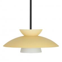 Besa Lighting 1TT-451397-LED-BK - Besa Trilo 15 Pendant Champagne Black 1x9W LED