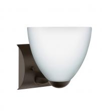  1WZ-757207-BR - Besa Wall Sasha Bronze Opal Matte 1x75W Medium Base