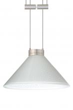  1XA-282453-SN - Besa Pendant Kona Satin Nickel White Starpoint 1x50W Halogen