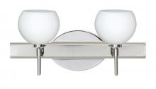  2SW-565807-LED-CR - Besa Wall Palla 5 Chrome Opal Matte 2x5W LED