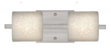  2WS-7873ST-LED-SN - Besa Wall Paolo Satin Nickel Stucco 2x50W G9