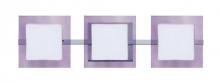  3WS-773591-LED-CR - Besa Wall Alex Chrome Opal/Amethyst 3x5W LED