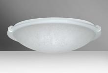  9680ST-WH - Besa Ceiling Trio 20 White Stucco 3x100W Medium Base